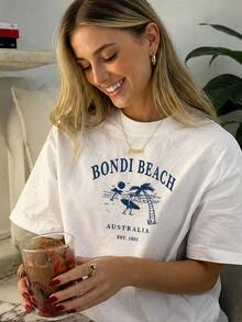 Women T-Shirts - 白色 - 查看 1
