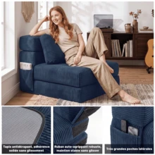 Futon - Blu - Visualizzare 4