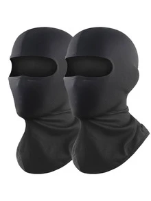 1pc Or 2pcs Or 3pcs Universal Solid Color Single Hole Balaclava Headwear, Suitable For Safety Helmet Liner, Off-Road Motorcycle Riding, Outdoor Exploration, UV Protection, Fishing, Etc. - Multicolor - View 10