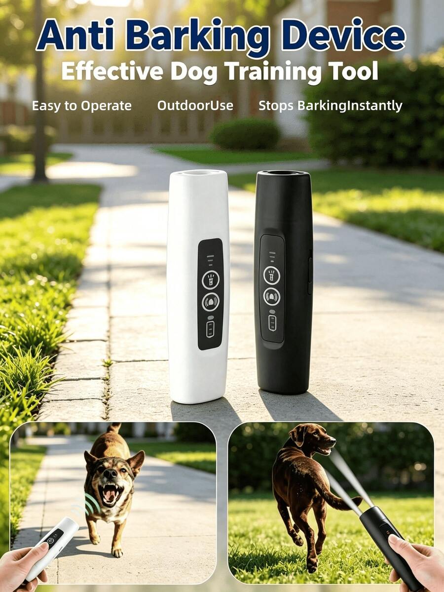 Alat Pengusir Anjing Ultrasonik Multifungsi untuk Aktivitas Luar Ruangan, Lari, Berjalan, Bepergian, Keamanan, Anti-Gonggong, Perangkat Pelatihan Anjing Portabel, Perangkat Anti-Gonggong Ultrasonik Multifungsi 3-in-1, Pengusir Anjing Ultrasonik Portabel, Senter, Alarm, Perangkat Pelatihan Anjing Anti-Gonggong