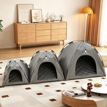 1PC Pet Tent Bed, Dog Tent, Cat Tent, Dog Bed, Cat Bed, Removable And Washable, All-Season, Outdoor Breathable Dome Pet Bed - Multicolor - View 8