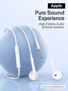 Apple EarPods Wired Earphones Multiple Interface Options USB-C/Lightning/3.5mm Compatible With IPhone/Android/Tablet/PC In-Line Control With Microphone Half In-Ear Design - View 13