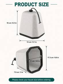 Outdoor Faucet Cover, Suitable For Winter Frost Protection, /EU Outlet Threaded Cover, Easy Install Foam Faucet Cover, Suitable For Outdoor Water Use, Low Maintenance Winterization (Residential/Commercial) - A - View 7