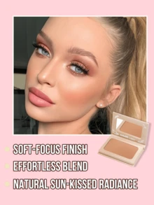 MISSLYN 3Pcs Face Makeup Set, Bronzer Blush Highlighter Trio, Smooth Blendable Powder, Natural Sunkissed Glow, Rosy Cheek Color, Luminous Highlight Finish, Lightweight Face Makeup For Daily Wear, Party & Y2K Looks, Beauty Gift - #01+#8+#3 - View 4