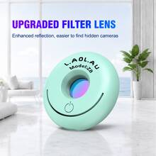 1pc Portable Hidden Camera Detector, Mini Camera Finder With 4 LED Beads And 3 Detection Modes, USB Rechargeable Camera Scanner, With Lanyard, Suitable For Hotel, Travel, Home And Office - Multicolor - View 4