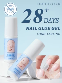 PERFECT COLOR Nail Glue For Press On Nails 6ml, UV Free Air Dry Nail Adhesive, Strong Hold Gel Nail Glue, Quick Dry False Nail Glue For DIY Manicure And Nail Tips Suitable For Fall And Halloween Manicure - Nail Glue - View 10