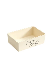 Pet Supplies Storage Box, Cat Simple Pattern With Multiple Styles To Choose From - Portable Storage Basket, Pet Supplies Sorting Box, Cat And Dog Grooming Set Storage Box, Travel Pet Care Storage Box, Pet Supplies Storage Box - Multicolor - View 15