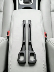 2/1pc Double Slot Car Seat Gap Storage Box, Prevents Items From Falling, Can Store Keys, Phone, Cards And Coins, Reduces Friction Noise, Multi-Functional Neutral Style, Suitable For Space Between Seat And Center Console Armrest - Multicolor - View 9