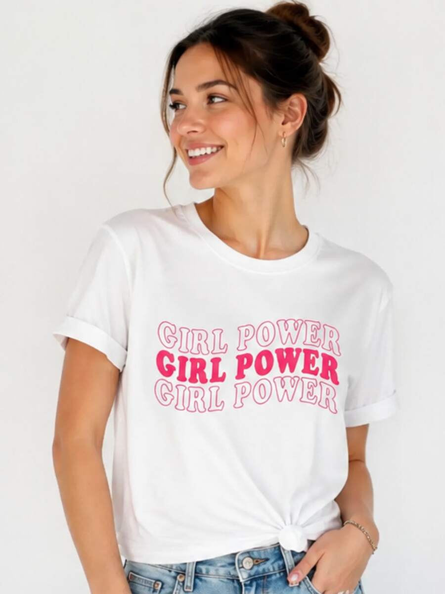 Women T-Shirts - 白色 - 查看 1