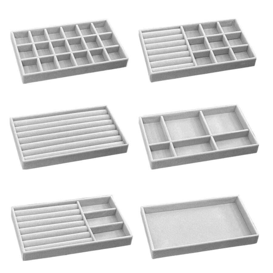 New Upgraded 3-Layer Dust-Proof Acrylic Jewelry Storage Box, Modern Rectangular Desktop Display And Storage Jewelry Box