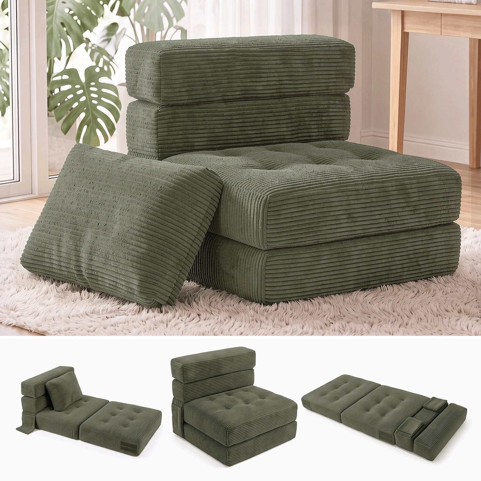 Futons - Yeşil - Görünüm 1