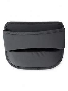 Car Seat Gap Filler Storage Box, PU Leather Center Console Side Storage Box, Multi-Functional Front Seat Gap Blocker, Can Hold Phone, Wallet, Keys, Cards, Coins, Universal Car Interior Accessory, Black/Brown/Beige/Burgundy - A - View 15