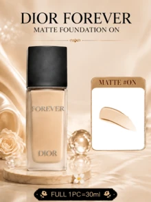 Dior Forever Foundation (Matte Finish) #0N, ukuran penuh 30ml/sampel 5ml/ukuran mini 2.7ml, foundation dengan coverage tahan lama, menyamarkan pori-pori dan mengontrol minyak, cocok untuk jenis kulit berminyak dan normal. - Dior Matte Foundation #ON - View 15