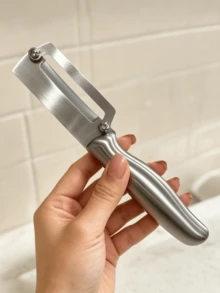 Heavy-Duty Stainless Steel Peeler And Slicer, Thick Blade. Suitable For Various Fruits. This Multi-Functional Peeling And Vegetable Slicing Tool Is A Practical Kitchen Gadget For Home Use And Outdoor Picnics. , Portable Kitchen Gift, Holiday Gift - Multicolor - View 6