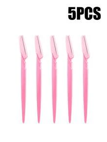 30pcs Light Pink Shaving Set, Eyebrow Trimmer, Exfoliating & Grooming Tools, Body Hair Removal Trimmer, Women's Eyebrow Shaping Set, With Long Handle Blades And Precision Guard, Suitable For Home Or Travel Use - Multicolor - View 11