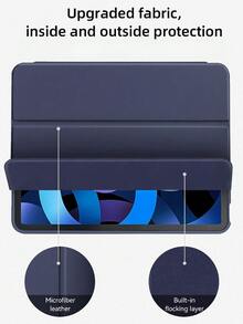 DANYCASE 带笔槽保护套，兼容 iPad A16 2025、Air 11/13 英寸、M2/M3、Pro 11/13 英寸、M4 2024、Air 5/4 10.9 英寸、Air 3 10.5 英寸、第九代/第八代/第七代 10.2 英寸、第五代/第六代 9.7 英寸、Mini 6 - 深藍 - 查看 8
