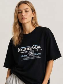 Women T-Shirts - 黑色 - 查看 3