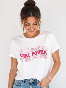 Women T-Shirts - 白色 - 查看 2