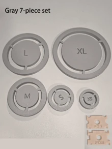 5pcs Ceramic Foot Ring Tool Set - Ceramic Foot Mold, DIY Ceramic Crafting Auxiliary Tool. Clay Base Aligner, Suitable For Ceramics, Even Foot Pressure, Applicable To Ceramic Bowls, Cups And Wheel-Thrown Projects - Multicolor - View 13