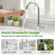 45 Buah Kapas Filter Keran Sekali Pakai, Spons Pengganti Penyaring Air Keran, Menghilangkan Kotoran dan Sedimen, Filter Air Keran Wastafel Dapur untuk Rumah Tangga - Beraneka warna - View 8