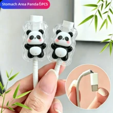 ABS Resin Cable Protector: Protect Your Cables From Damage And Peeling. Type-C Data Cable Protector, Charging Cable Protector Cover, Fashion Accessory, Decorated With Cute Cat Coffee Cup Theme Design - Cartoon Animals - View 11