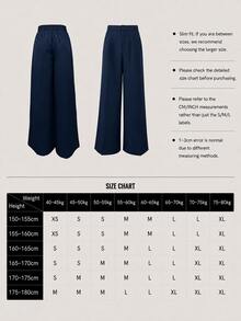 Women Pants - Navy Blue - View 7
