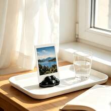 1/3/6pcs Black & Red 3D Cloud Photo Base, Desktop Instant Photo Holder, Desk Decor Card Display Stand - Clouds - View 8