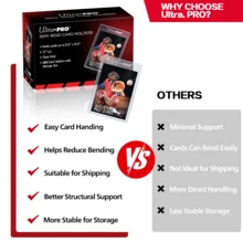 Vorinclex 200PCS Card Saver Semi Rigid Card Holder For PTCG/ Graded Card Submittions/ Trading Card. Protector Fit For Standard Baseball Cards Toploaders - Multicolor - View 8