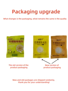 1件/5件 檸檬酸除垢劑（10g、20g）家用電水壺除水垢與茶垢劑，頑垢去除劑，深層清潔水垢、茶垢與污漬，適用於水壺、咖啡機、水龍頭及其他家用物品 - 彩色 - 查看 12