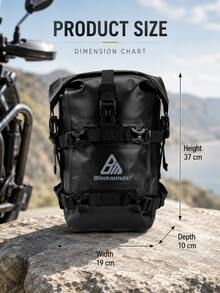 Motorcycle Crash Bar Side Bag, Waterproof Large Capacity PVC Roll-Top Side Storage Bag, Universal Engine Guard Side Bag, With Quick-Release Buckle Strap, Adventure Touring Off-Road Riding Tool Luggage Bag, Motorcycle Side Bag, Motorcycle Accessories - A - View 12