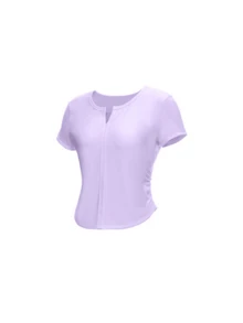CAMEL CROWN Women's Outdoor Sports T-Shirt, Quick-Drying And Breathable Running And Fitness Wear - Lavender Purple - View 4