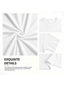 Women T-Shirts - Black and White - View 5