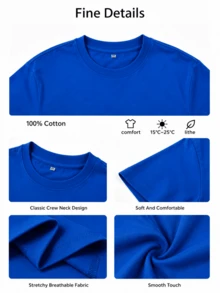 Women T-Shirts - Blue - View 3