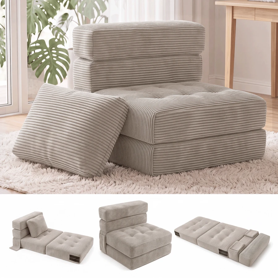 Futon - Cammello - Visualizzare 1