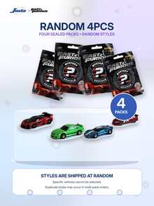 Jada Fast & Furious Nano Mini Car 隨機款式 彩色口袋尺寸電影車收藏品 迷你桌面展示模型 街頭風格收藏 - 彩色 - 查看 8