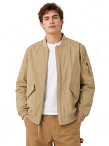 Timberland New Men's Outdoor Hiking Climbing Camping Hooded Windproof Jacket Sports Coat - Khaki - View 2