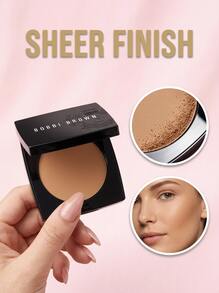Bobbi Brown Sheer Finish Pressed Face Powder Soft Sand 9 G – Pressed Powder, Oil-Control, For Oily Skin, Soft Sand, Vitamin E, Suitable For Daily Makeup Routine - Soft Sand - View 1