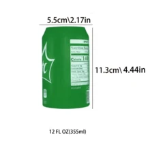 Silicone Beer Can Sleeve - Conceals Beer, Looks Like Soda Can, Fits 12/16 Oz (355ml/500ml) Beer/Soda Cans - Suitable For Outdoor Picnics, Concerts, Travel, Parties, Camping, Summer Sports Events, Football Games, Holiday Gifts - Multicolor - View 14