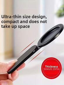 Foldable Aluminum Alloy Magnetic Laptop Side Phone Holder – Adjustable Magnetic Phone Stand Compatible With Laptops And All Phones, Slim Foldable Side Mount Clip, Portable Expansion Bracket, Easy Installation, Super Strong Fixation, Enhance Your Workspace, Hands-Free, Multiple Styles Available, Perfect Gift For Family And Friends - View 7