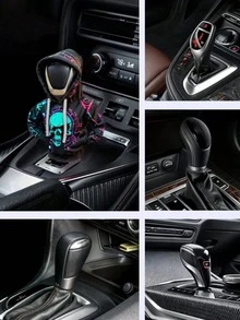 1 Buah Sarung Tuas Persneling Mobil Kreatif dengan Tudung, Pelindung Tuas Persneling Anti Keringat dengan Cetakan Lucu, Pelapis Lembut untuk Dekorasi Interior Mobil, Mudah Dipasang & Dicuci, Universal untuk Sebagian Besar Kendaraan - A - View 9