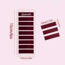 20pcs Transparent Writable Index Tabs, Colorful Adhesive Page Markers, Suitable For Books, Notebooks, Diaries, Study And Office Supplies, Back To School - one-size - View 4