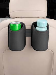 Multifunctional Car Cup Holder & Door Storage Organizer, Suitable For Front Door And Rear Seat Beverage Holder, Can Hold Water Bottles, Drinks, Phones And Small Items, Space-Saving Car Interior Storage Organizer, Universal Car Accessory - Multicolor - View 6