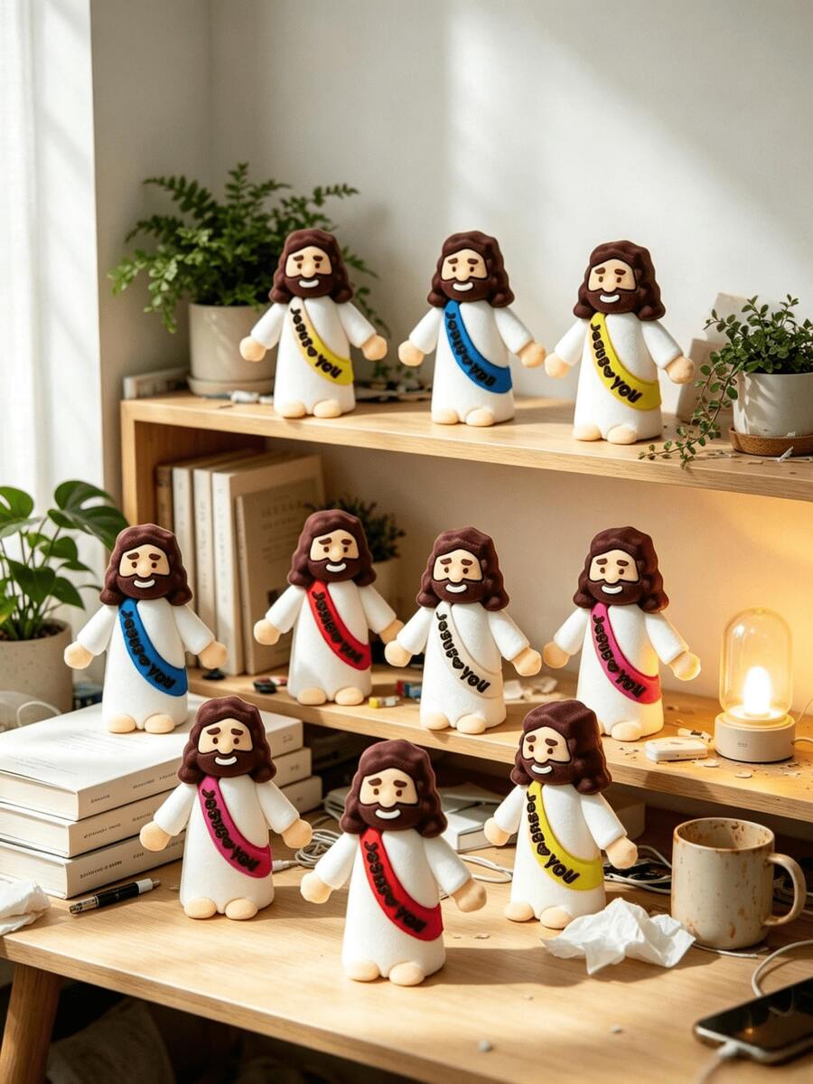 Mini Jesus Doll Jesus Loves You Jesus Model Little Jesus Doll Hide And Seek Sunday Party Gift (Random Color) Mini Jesus, Christian Model, Small Model, Christian Model, Party Gift, Jesus, Model, Jesus Gift, Jesus Doll, Mini Jesus, Jesus, Mini Jesus, Christian Supplies, Jesus, Christian Supplies, Mini Jesus - one-size - View 1