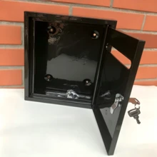 Household Wall‑Mounted Locked Mailbox, Rust‑Proof And Durable, Anti‑Theft With Keys, Capable Of Storing Letters And Newspapers, Easy To Install, Suitable For Homes And Shops. - A - View 8