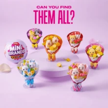 ZURU Kawaii Mini Bouquet Blind Box, Cute Miniature Flowers & Animals Surprise Series, DIY Display Decoration, Random Style - Multicolor - View 6
