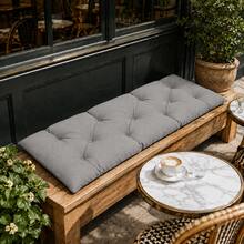 "Modern Bench Cushion – Sleek, Comfortable & Durable Cushion For Entryway Benches And Living Room Floors & Seats - Grey - View 6