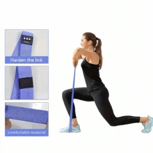 Multifunctional Resistance Band, Suitable For Everyone, Ideal For Glute And Shoulder Workout, Body Shaping, Pilates, Dance Training, Strength Training And Yoga Stretching Gym Accessory, Yoga Pilates Equipment Resistance Band Strap - Multicolor - View 10