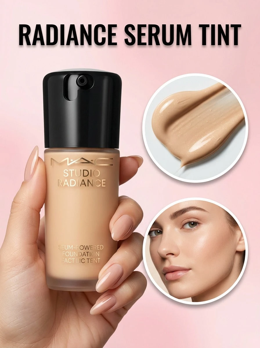 MAC Serum Powd Found NC35 – Radiant Finish For Luminous Glow, Hydrating Formula With Hyaluronic Acid, Long-Wearing Buildable Coverage For Dry To Combination Skin, Professional Quality Makeup For Daily Beauty Routine - NC35 - View 1