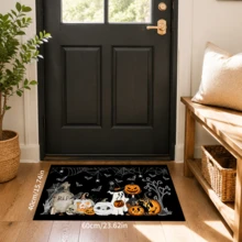 1pc, Ghost Black Cat Tomb Pattern Printed Diatomaceous Earth Kitchen Mat, Absorbent Kitchen Floor Mat, Kitchen Rug, Long Strip Foot Mat, Sink Front Mat, Halloween, Can Be Used As Halloween Gift, Halloween Decoration, Suitable For Kitchen, Bathroom, Entryway, Hallway, Laundry Room And Home Decor - Multicolor - View 15
