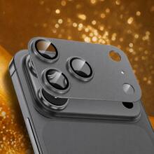 CASECOPS 1片石墨灰 AR 相機鏡頭螢幕保護貼，適用於 iPhone 18 Pro Max/18 Pro，藍寶石強化玻璃鏡頭蓋附鋁合金金屬片，99% 高透明度，HD 清晰拍照品質，抗眩光夜拍，防刮耐衝擊，相容手機殼，易安裝，全方位相機保護，一體式後鏡頭保護蓋 - 石墨灰 - 查看 10